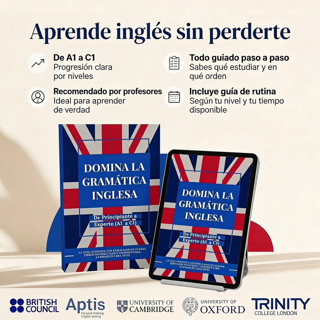 Lectora estudiando con el eBook en su tablet